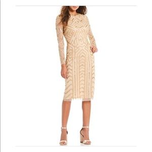 Gianni Bini Miranda Geometric Beaded Dress